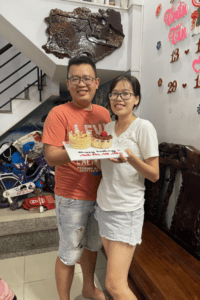 Bánh sinh nhật tặng vợ
