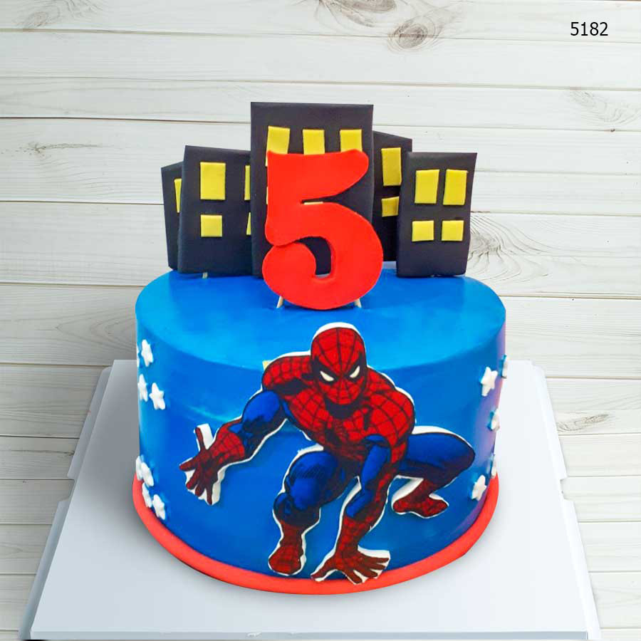 Bánh sinh nhật siêu nhân nhện  Thu Hường Bakery