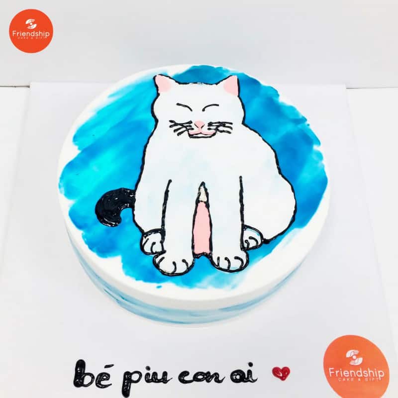 Bánh sinh nhật chú mèo
