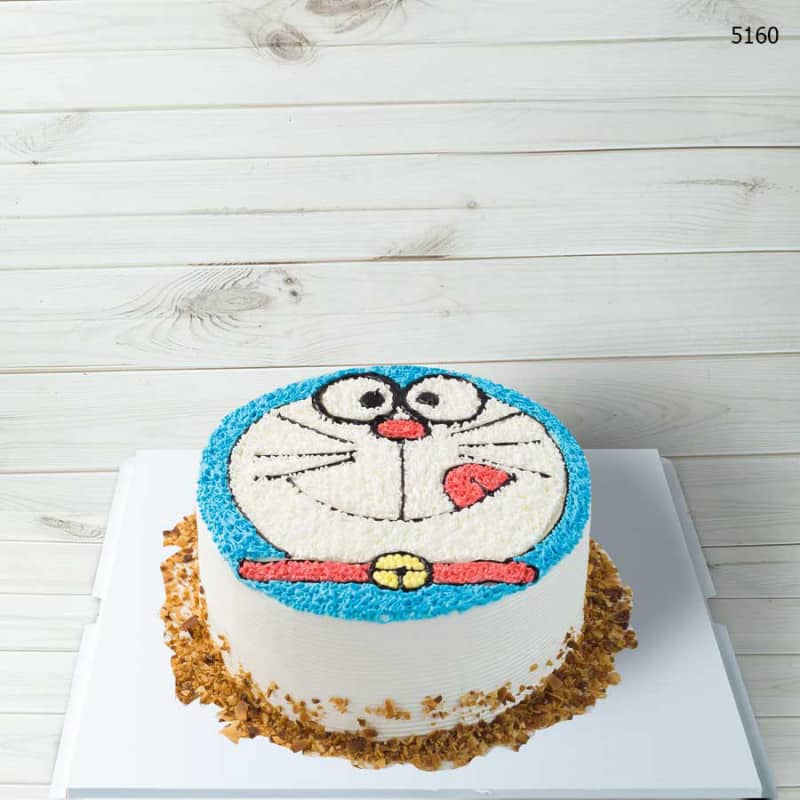 Bánh kem mặt Doraemon ngộ nghĩnh