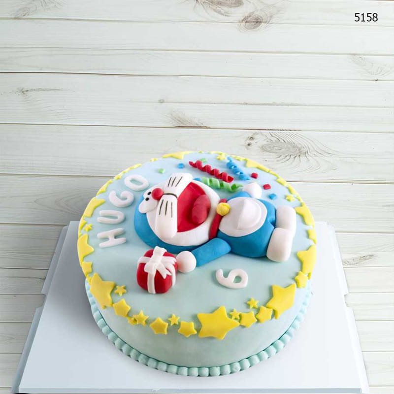 Bánh sinh nhật Doraemon nằm 3D