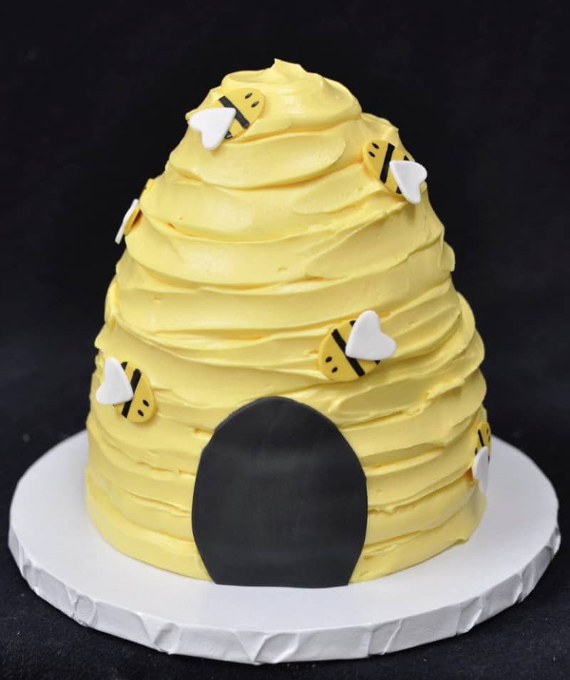 Bánh sinh nhật tổ ong 3D đơn giản